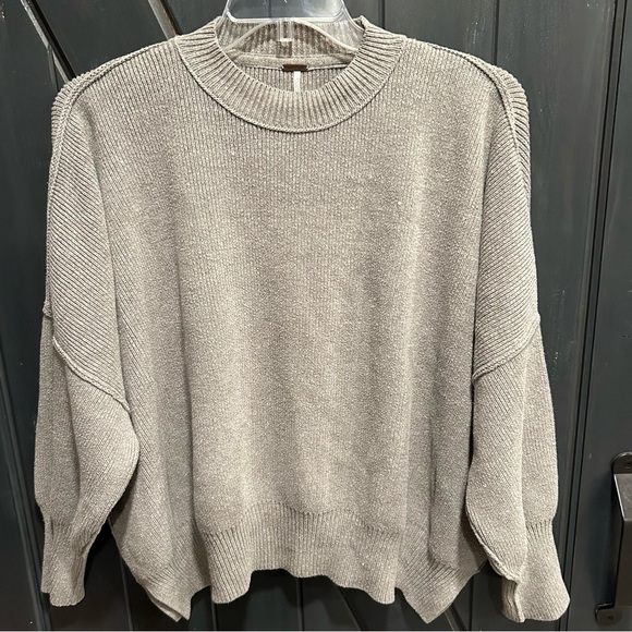Free People Sweaters - Free People Women’s Easy Street Tunic Sweater, Size Small, Gray, Style OB991232